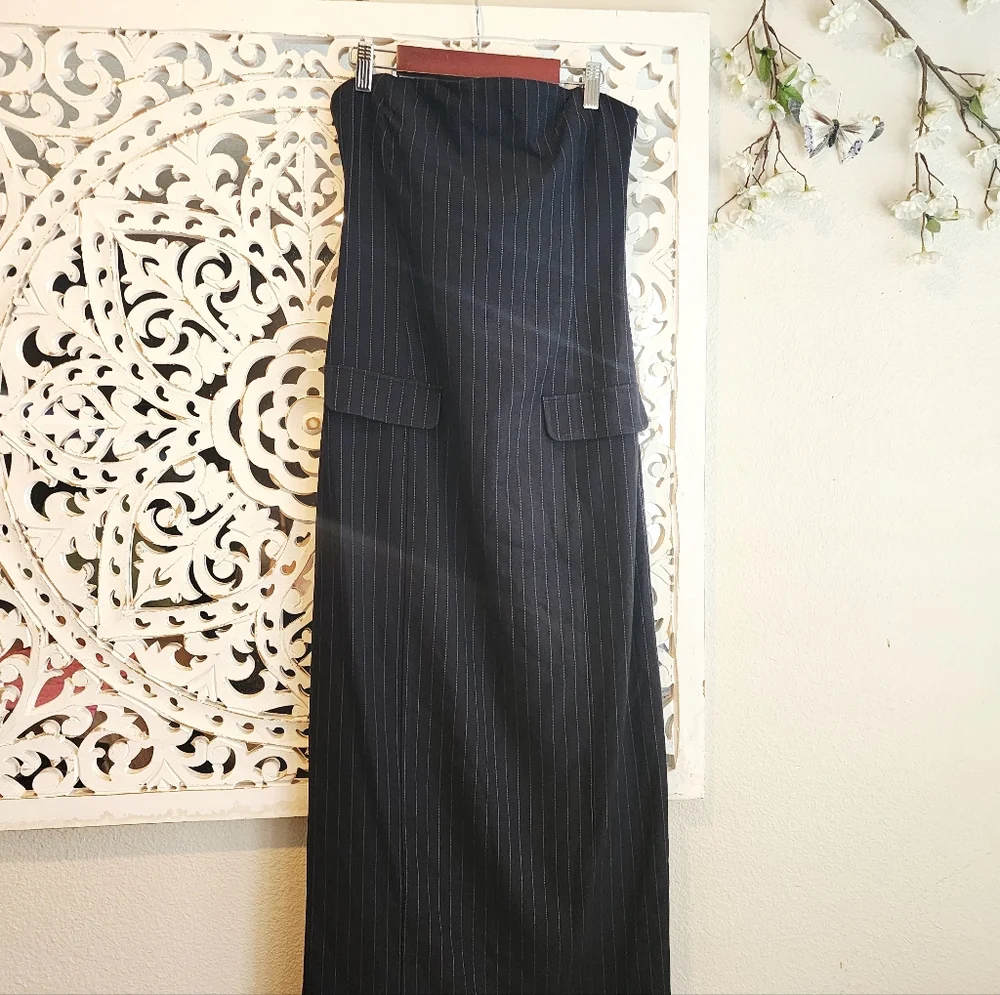 ANTROPOLOGIE 4th & Reckless Carly Strapless Stripe Dress MIDI DRESS SAIZE SMALL - Picture 11 of 15